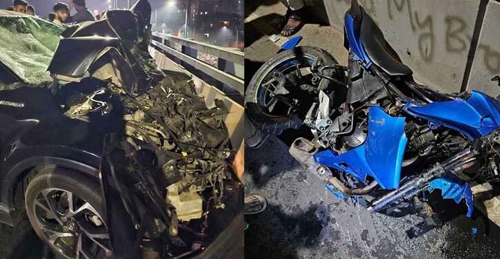 কালশী ফ্লাইওভারে মোটরসাইকেল দুর্ঘটনায় ২ যুবক নিহত