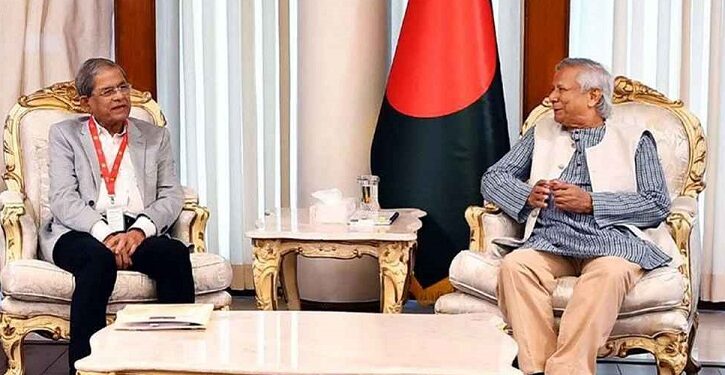 প্রধান উপদেষ্টার সঙ্গে বিএনপি নেতাদের বৈঠক বুধবার