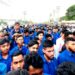 নরসিংদীতে পলিটেকনিক শিক্ষার্থীদের ঢাকা-সিলেট মহাসড়ক অবরোধ