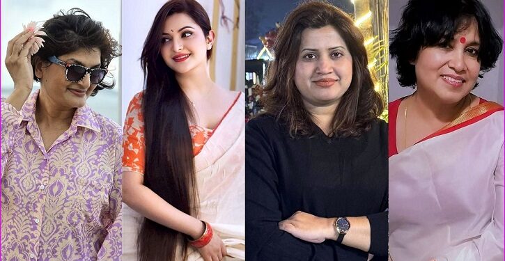 পরীমণির পাশে দাঁড়ালেন ন্যান্সি, মুন্নি সাহা, তসলিমা নাসরিন
