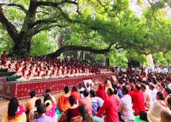রমনার বটমূলে ছায়ানটের বর্ষবরণ অনুষ্ঠান শুরু