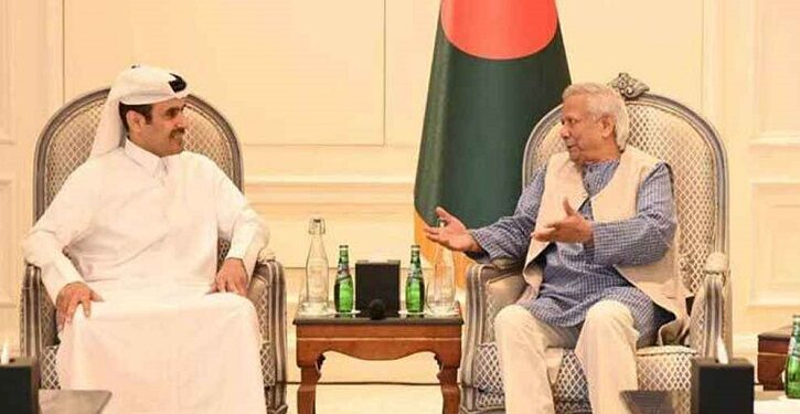 প্রধান উপদেষ্টার সঙ্গে কাতারের জ্বালানি প্রতিমন্ত্রীর সাক্ষাৎ
