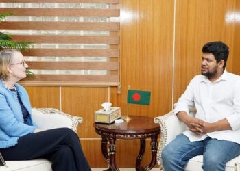 গণমাধ্যমের ওপর সরকার হস্তক্ষেপ করছে না: সারাহ কুককে মাহফুজ