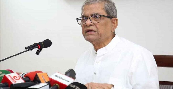 দেশের স্বার্থবিরোধী চুক্তি থেকে বিরত থাকার আহ্বান ফখরুলের