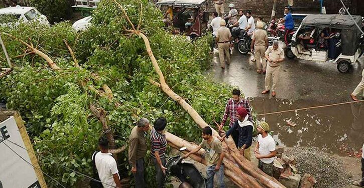 প্রাকৃতিক দুর্যোগে ভারতে একদিনে নিহত ৪৫