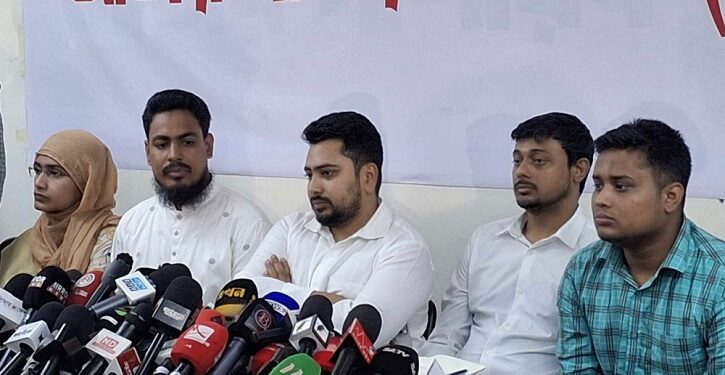 আসিফ-মাহফুজের সঙ্গে এনসিপির রাজনৈতিক সম্পর্ক নেই : নাহিদ
