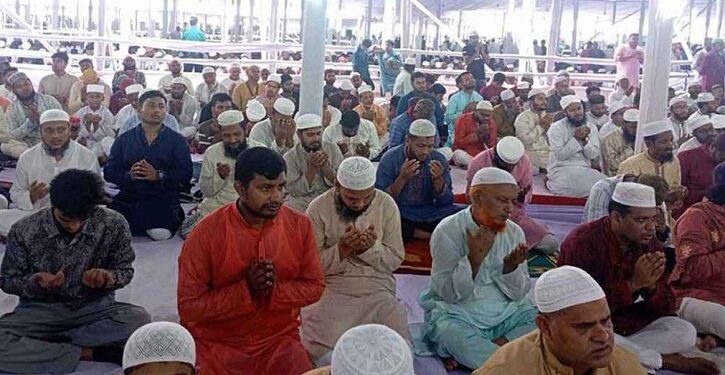 জাতীয় ঈদগাহে ঈদের প্রধান জামাত অনুষ্ঠিত