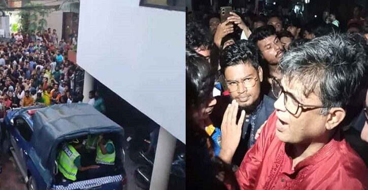 খুলনায় অবরুদ্ধ প্রেস সচিব শফিকুল আলম  