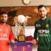 বাংলাদেশ-পাকিস্তান টি-টোয়েন্টি সিরিজের ট্রফি উন্মোচন