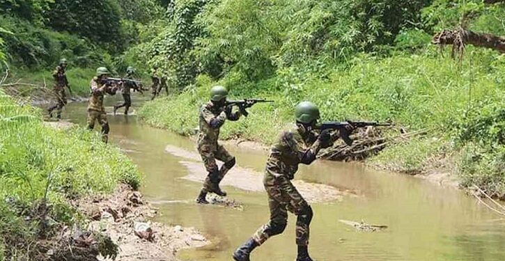 পাহাড়ে সেনাবাহিনীর অভিযান, কেএনএ কমান্ডারসহ নিহত ২