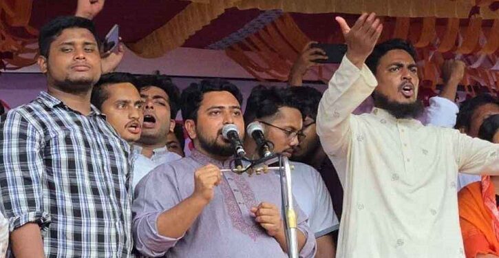 বিচার-সংস্কার ছাড়া নির্বাচন বাংলার মানুষ মেনে নেবে না: নাহিদ