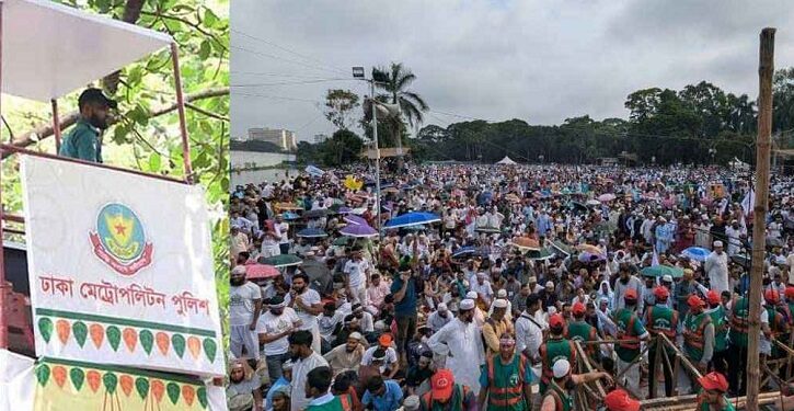 জামায়াতের সমাবেশকে ঘিরে ১৩ হাজার আইনশৃঙ্খলা বাহিনী