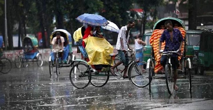 টানা ৫ দিন দেশজুড়ে ভারী বৃষ্টির আভাস