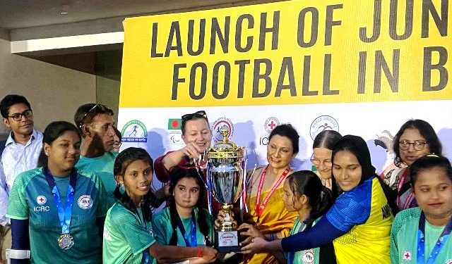 দেশে প্রথমবারের মতো জুনিয়র অ্যাম্পিউটি ফুটবল প্রোগ্রাম উদ্বোধন