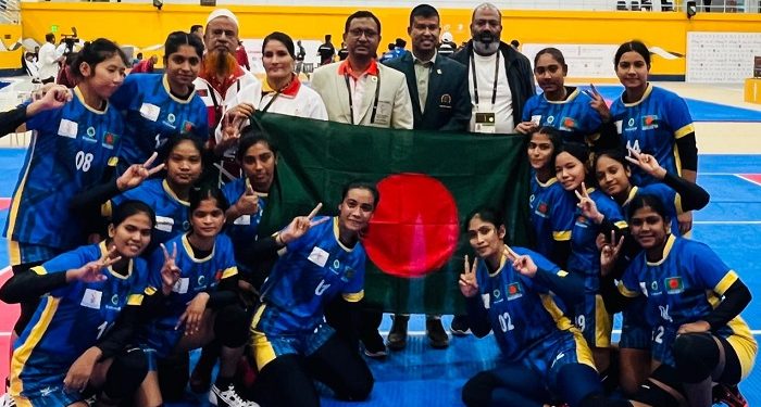 এশিয়ান যুব গেমসে বালিকা কাবাডি দলের পদক জয়