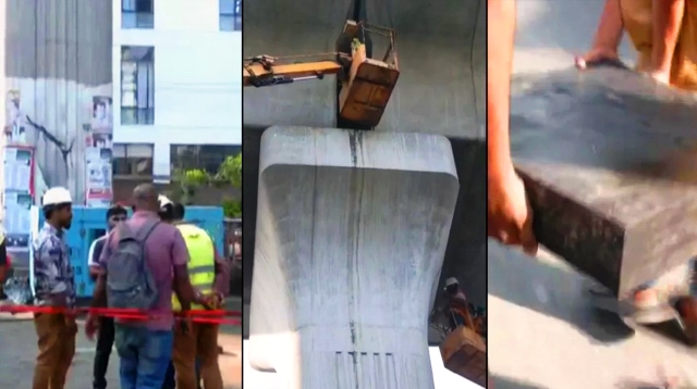 মেট্রোরেল চলাচল এখনও স্বাভাবিক হয়নি, চলছে পিলার মেরামত