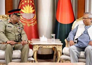 প্রধান উপদেষ্টার সঙ্গে পাক যৌথ বাহিনীর চেয়ারম্যানের সৌজন্য সাক্ষাৎ