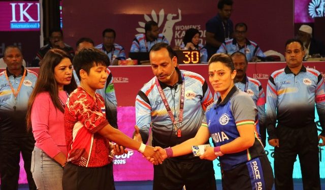 নারী বিশ্বকাপ কাবাডিতে জয় দিয়ে শুরু ভারতের