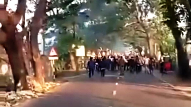 ঢাকা-বরিশাল মহাসড়কে গাছ ফেলে বিক্ষোভ, যানজট তীব্র