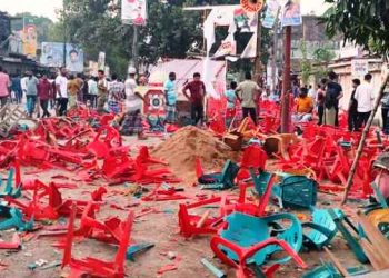 মনোনয়ন নিয়ে দ্বন্দ্ব, বিএনপির দুই গ্রুপের সংঘর্ষে আহত ২০