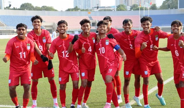 এশিয়ান কাপ ফুটবল বাছাইপর্বে বাংলাদেশের বড় জয়