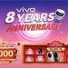 ভিভোর ৮ বছর পূর্তিতে স্মার্টফোনে বিশাল ছাড়!