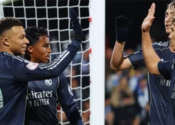 এমবাপের জোড়া গোলে রিয়াল মাদ্রিদের জয়