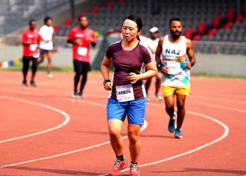 ঢাকা স্টেডিয়ামে ২৩৩ কিলোমিটার দৌড়ের রেকর্ড