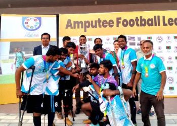 অ‍্যাম্পিউটি ফুটবল লিগ চ‍্যাম্পিয়ন স‍্যার জগদীশ চন্দ্র বসু দল