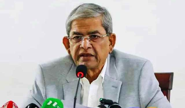 সরকারকে বেকায়দায় ফেলতে মুছাব্বির হত্যা: মির্জা ফখরুল