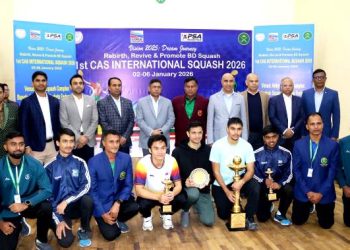 আন্তর্জাতিক স্কোয়াশে বাংলাদেশের আমিনুল সেরা খেলোয়াড়