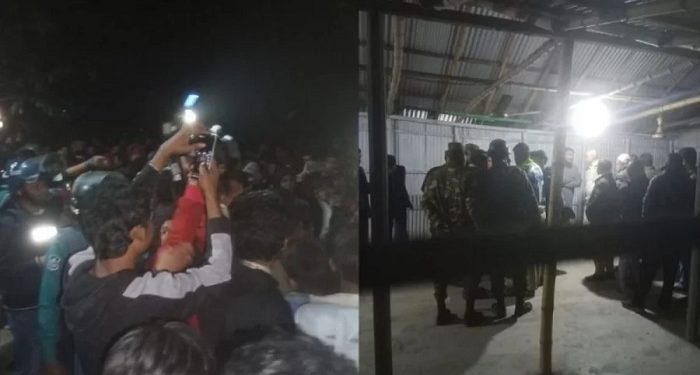 ওসিকে আটকে রেখে এসআইকে কান ধরালো ছাত্র-জনতা, ভিডিও ভাইরাল