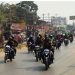 কেরানীগঞ্জে যৌথ বাহিনীর মোটর সাইকেল মহড়া