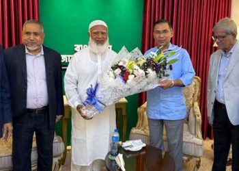 জামায়াত আমিরের বাসায় তারেক রহমান
