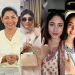 ভোট দিয়ে আঙুলের অমোচনীয় কালি দেখালেন নায়িকারা