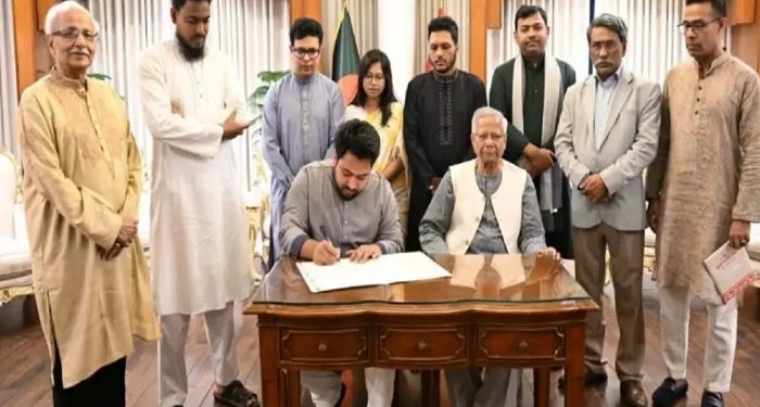 জুলাই জাতীয় সনদে স্বাক্ষর করলো এনসিপি