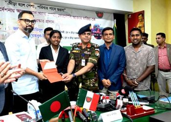 আয়রনম্যান অ্যাথলেট মারিয়াকে আর্থিক পুরস্কার ও স্পন্সরশিপ প্রদান