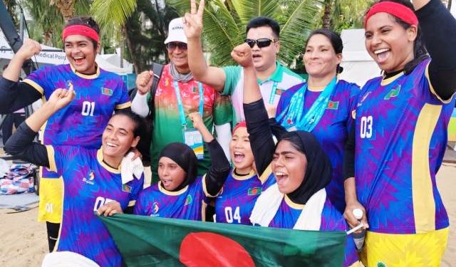এশিয়ান বিচ কাবাডিতে বাংলাদেশের ব্রোঞ্জ জয়