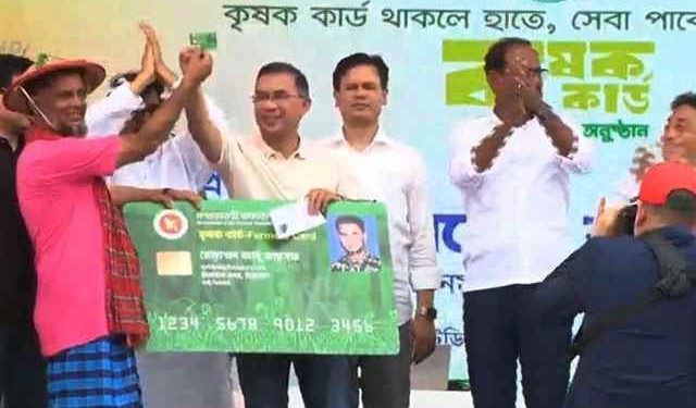 কৃষক কার্ডের যাত্রা শুরু করলেন প্রধানমন্ত্রী