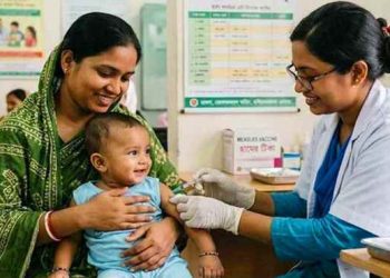 হাম-রুবেলার টিকাদান কর্মসূচি উদ্বোধন