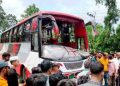 গোপালগঞ্জে বাস ও মোটরসাইকেল সংঘর্ষ, ৫জনের প্রাণহানী