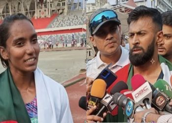 দ্রুততম মানব-মানবী ইমরানুল ও শিরিন
