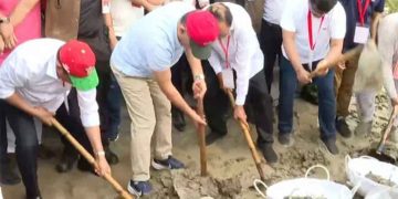 ত্রিশালে ধরার খালের পুন:খনন উদ্বোধন করলেন প্রধানমন্ত্রী