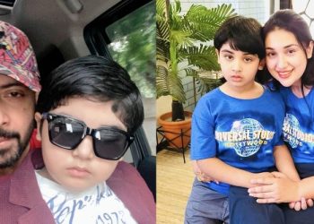 ছেলে জয়কে ঘিরে মতের অমিল শাকিব-অপুর