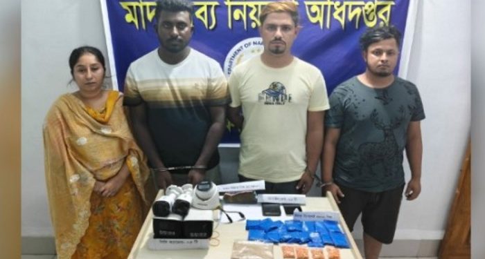 আশুলিয়ায় পৃথক অভিযানে ৪ মাদককারবারি আটক