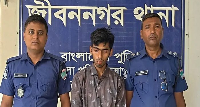 ঘুমন্ত স্ত্রীকে কুপিয়ে জখম, স্বামী আটক