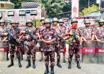 ধানমন্ডিসহ রাজধানীর বিভিন্ন স্থানে বিজিবি মোতায়ন