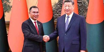 শি জিনপিংয়ের সঙ্গে বৈঠকে প্রধানমন্ত্রী