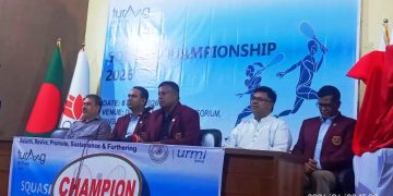 জাতীয় স্কোয়াশে এবার অংশ নেবেন রেকর্ড সংখ্যক খেলোয়াড়