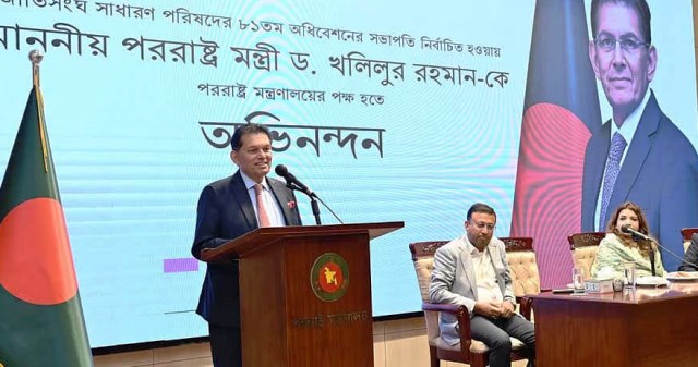 ‘জাতিসংঘ সভাপতি এবং পররাষ্ট্রমন্ত্রীর দায়িত্ব একসঙ্গে পালনে সমস্যা নেই’